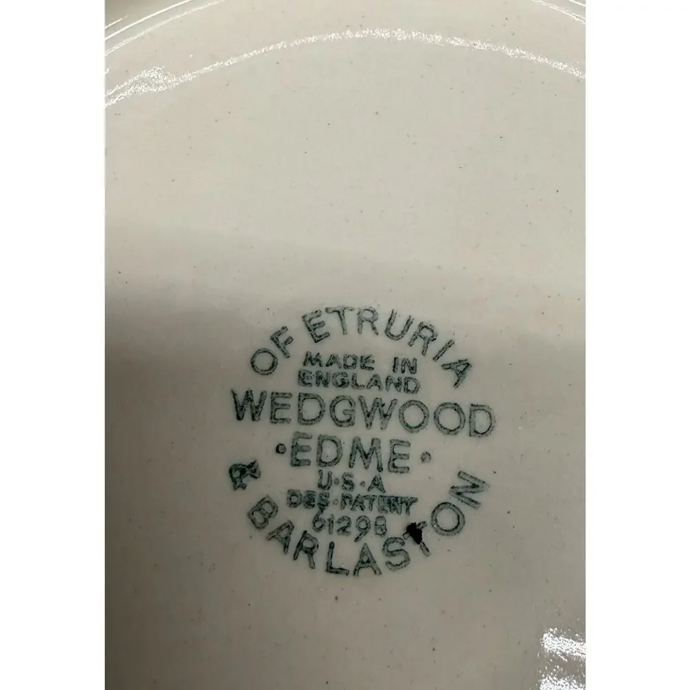 Wedgwood Edme Etruria Barlaston Covered Casserole Dish Tureen Ram Heads Vintage